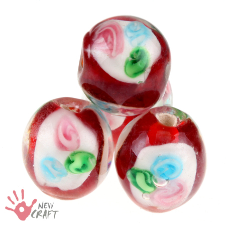 SZKŁO LAMPWORK KULA 13mm 10szt