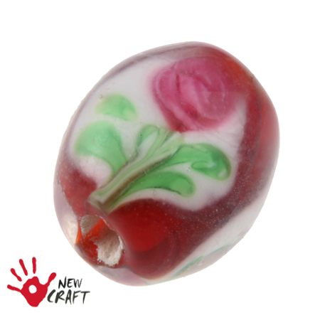 SZKŁO LAMPWORK OLIWKA 13mm...