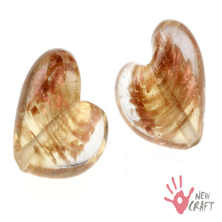 SZKŁO WENECKIE SERCE 18mm...