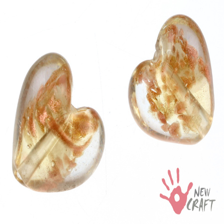 SZKŁO WENECKIE SERCE 15mm...