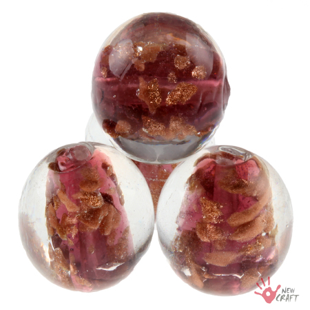 SZKŁO WENECKIE KULA 18mm 10szt