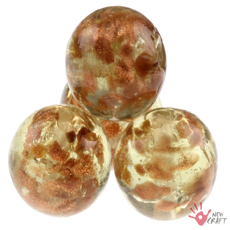 SZKŁO WENECKIE KULA 16mm 10szt