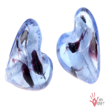 SZKŁO WENECKIE SERCE 16mm...