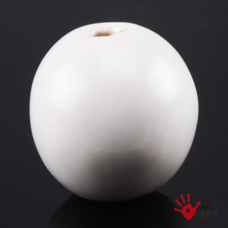 CERAMIKA KULA BIAŁY 19mm 2szt