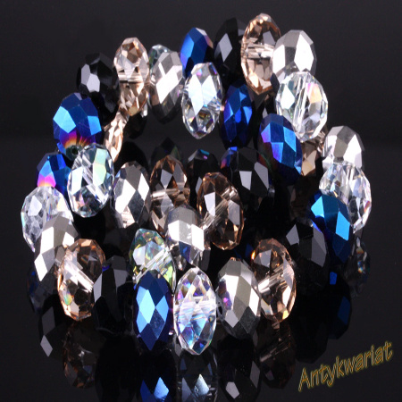 KRYSZTAL FASET RONDELLE MIX...