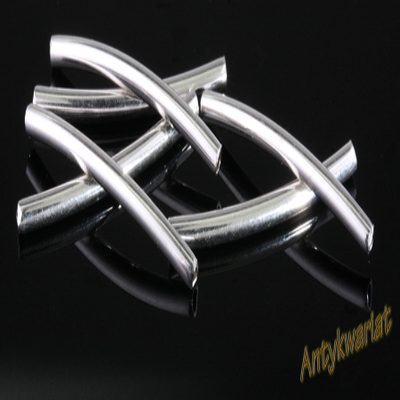 SREBRNE RURKI ŁUK 25mm...