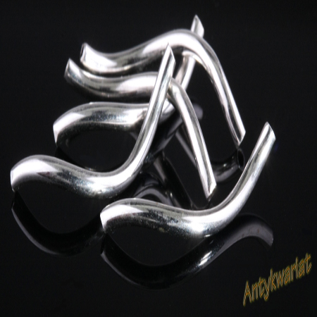 SREBRNE RURKI KRĘCONE 20mm...