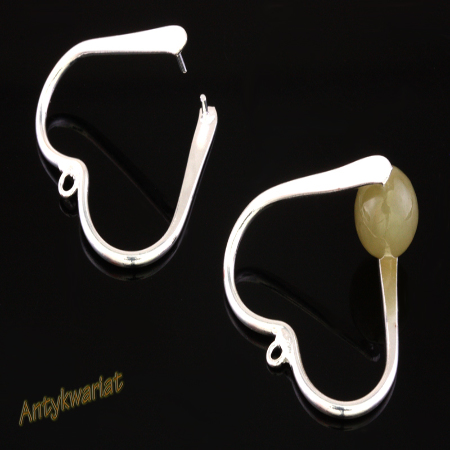 KRAWATKA KOLOR SREBRNY 26mm...