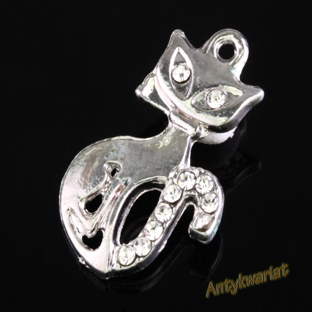 ZAWIESZKA CHARMS KOT 22mm 2szt