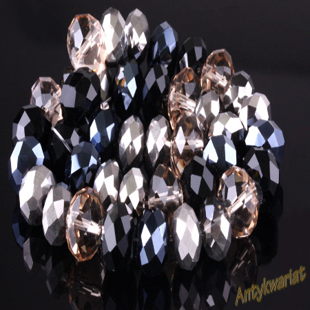 KRYSZTAL FASET RONDELLE MIX...