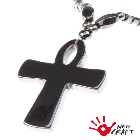 NASZYJNIK KAMIEŃ HEMATYT...