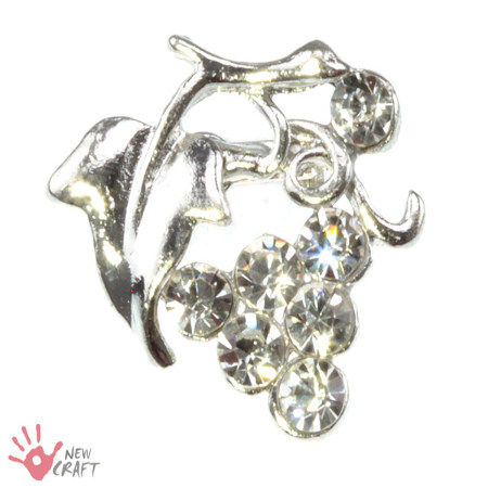 BROSZKA Z KRYSZTAŁKAMI 23mm...