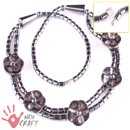 NASZYJNIK KAMIEŃ HEMATYT...