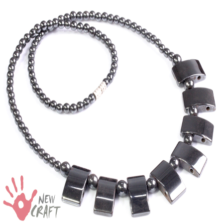 NASZYJNIK KAMIEŃ HEMATYT...