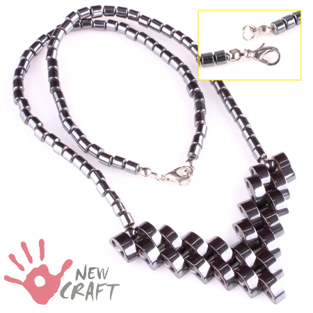 NASZYJNIK KAMIEŃ HEMATYT...