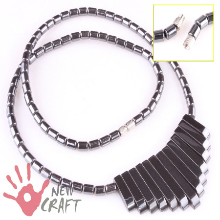 NASZYJNIK KAMIEŃ HEMATYT...