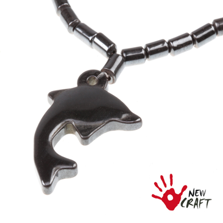 NASZYJNIK KAMIEŃ HEMATYT...