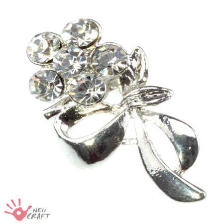 BROSZKA Z KRYSZTAŁKAMI 36mm...