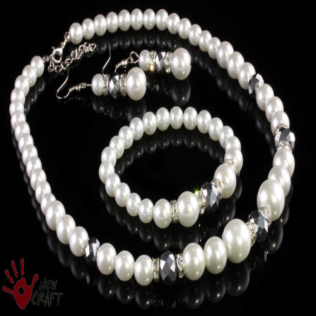 PERŁA SZKLANA KOMPLET (3szt)