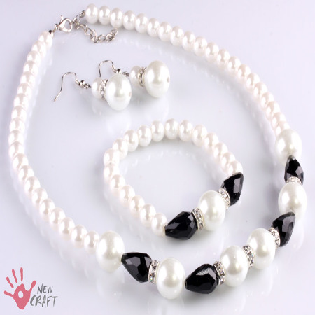 PERŁA SZKLANA KOMPLET (3szt)