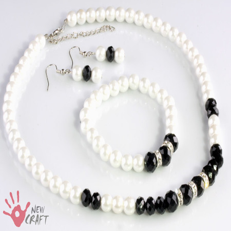 PERŁA SZKLANA KOMPLET (3szt)