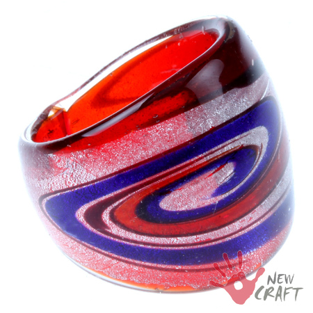 PIERŚCIONEK SZKŁO WENECKIE...