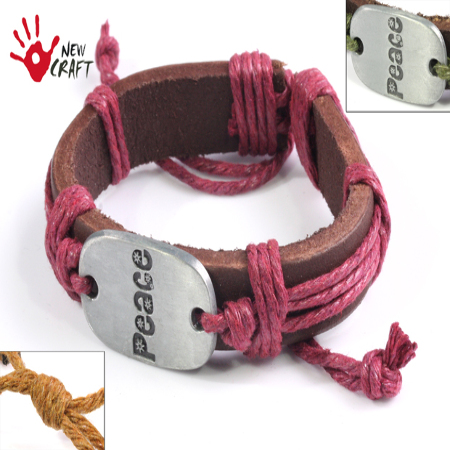 BRANSOLETKA UNISEX RZEMIEŃ...