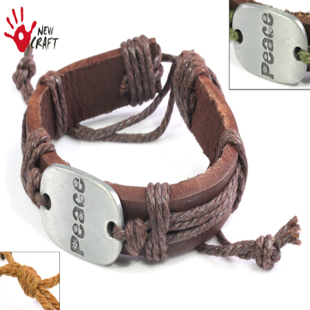 BRANSOLETKA UNISEX RZEMIEŃ...