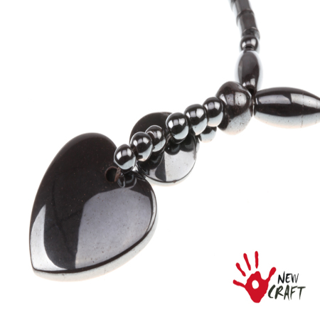 NASZYJNIK KAMIEŃ HEMATYT...