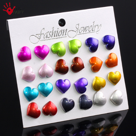 KOLCZYKI KOMPLET (12 PAR)