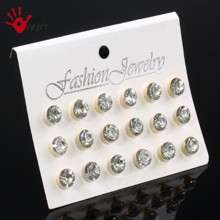 KOLCZYKI KOMPLET (9 PAR)