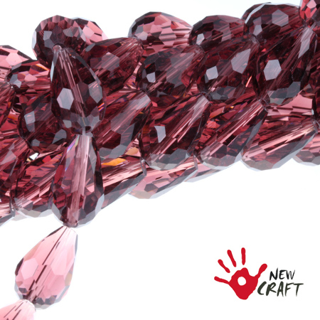 KRYSZTAŁ FASETOWANY KROPLA...