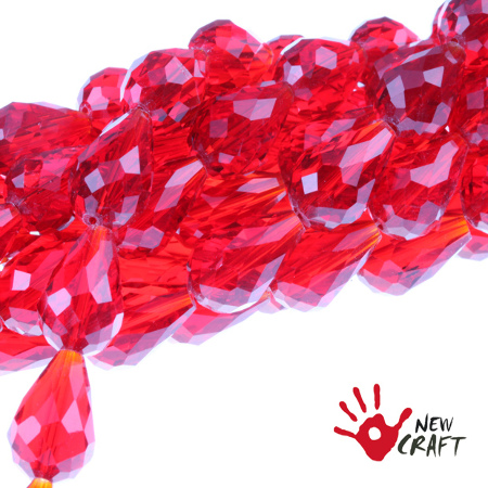 KRYSZTAŁ FASETOWANY KROPLA...