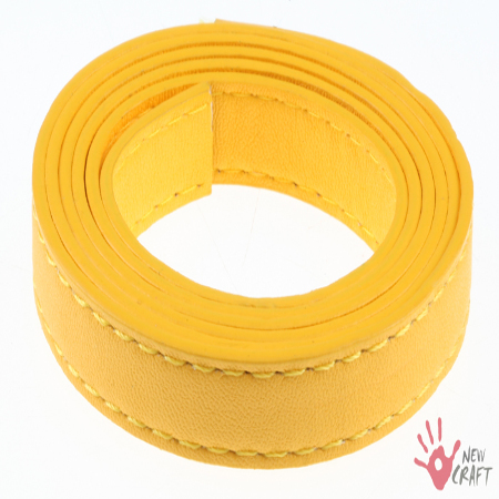 RZEMIEŃ PŁASKI ŻÓŁTY (8/2mm...