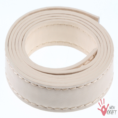 RZEMIEŃ PŁASKI JASNY BEŻOWY...