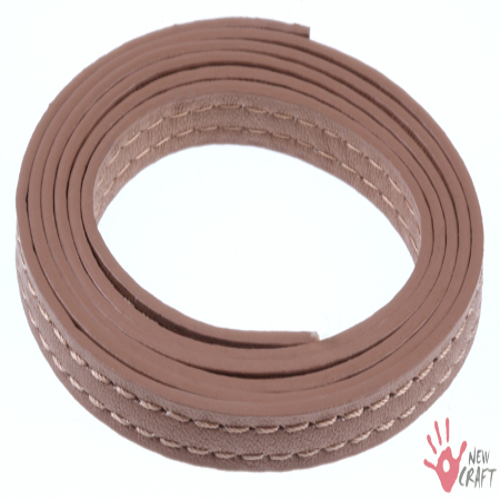 RZEMIEŃ PŁASKI BRĄZOWY...