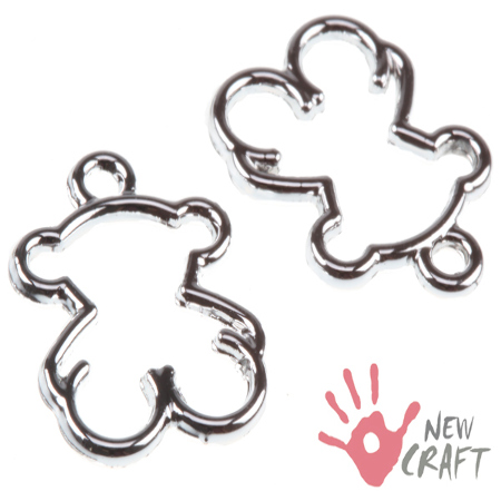 ZAWIESZKA CHARMS MIŚ 21mm 2szt