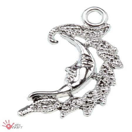 BALI CHARMS KSIĘŻYC 25mm 2szt