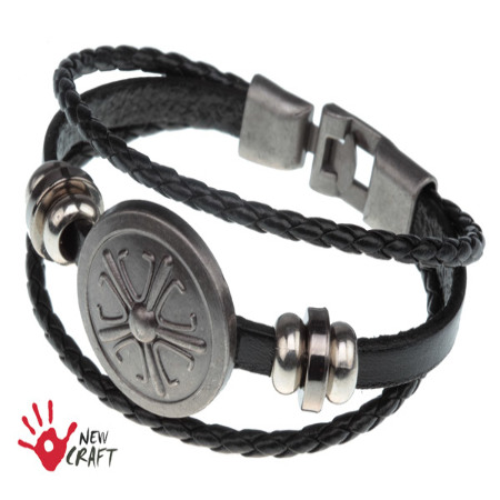 BRANSOLETKA MĘSKA RZEMIEŃ...