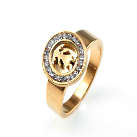 PIERŚCIONEK OBRĄCZKA STAL...