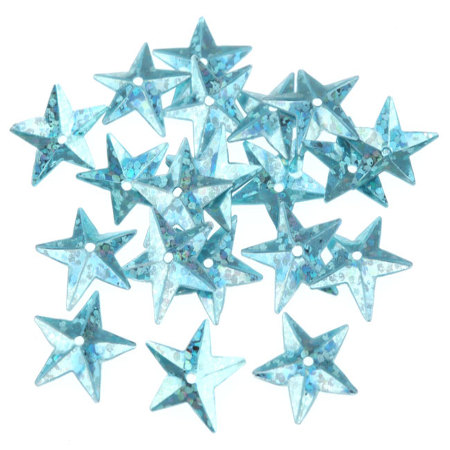 CEKINY GWIAZDKI WYPUKŁE LUZ...