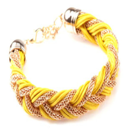 BRANSOLETKA PLECIONA CHOKER...