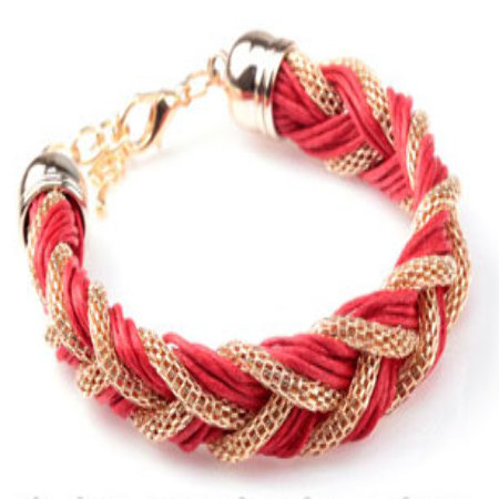 BRANSOLETKA PLECIONA CHOKER...