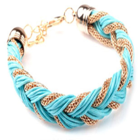 BRANSOLETKA PLECIONA CHOKER...