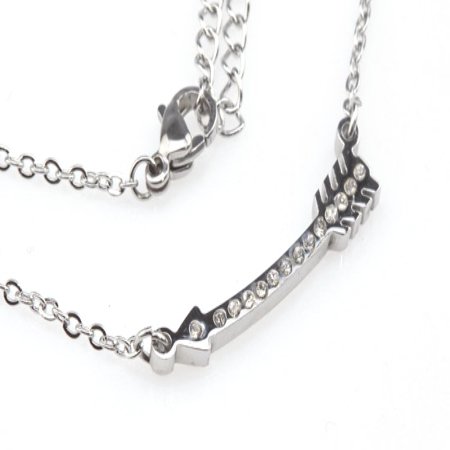 NASZYJNIK CELEBRYTKA STAL...