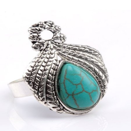PIERŚCIONEK HOWLIT TURKUS...