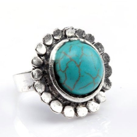 PIERŚCIONEK HOWLIT TURKUS...