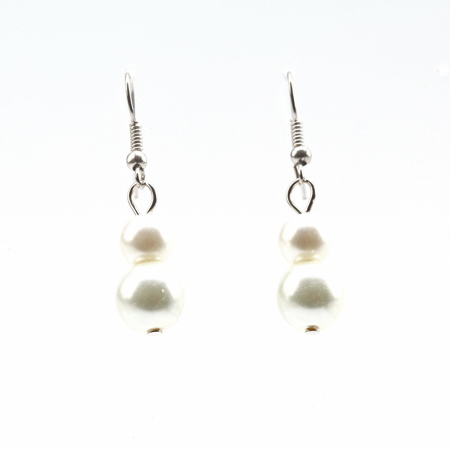 KOLCZYKI WISZĄCE PERŁA...