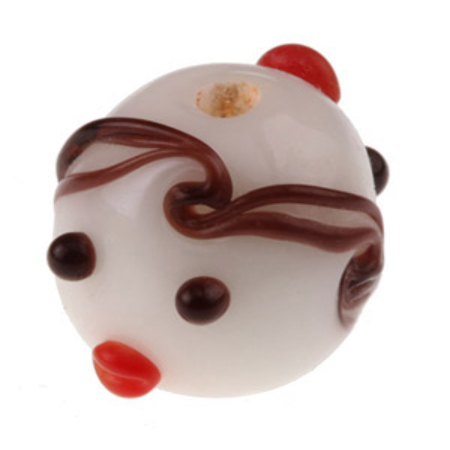 LAMPWORK PTASZEK 9mm 10szt