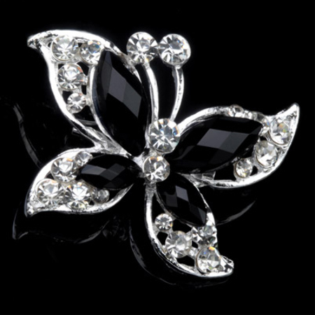 BROSZKA VINTAGE CZARNA...